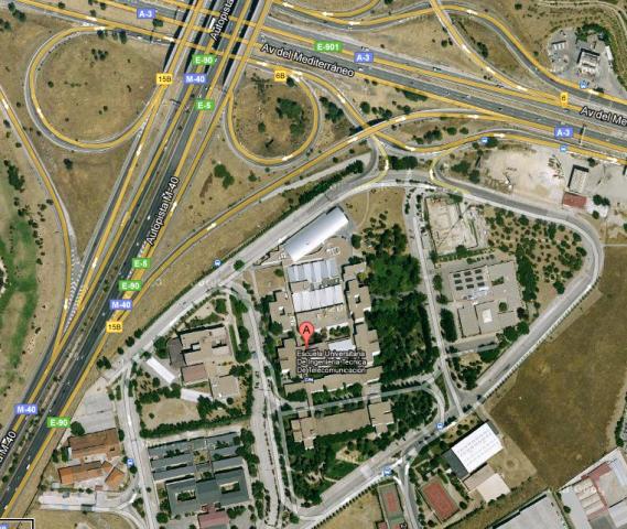 Situación ETSIST foto Google Map