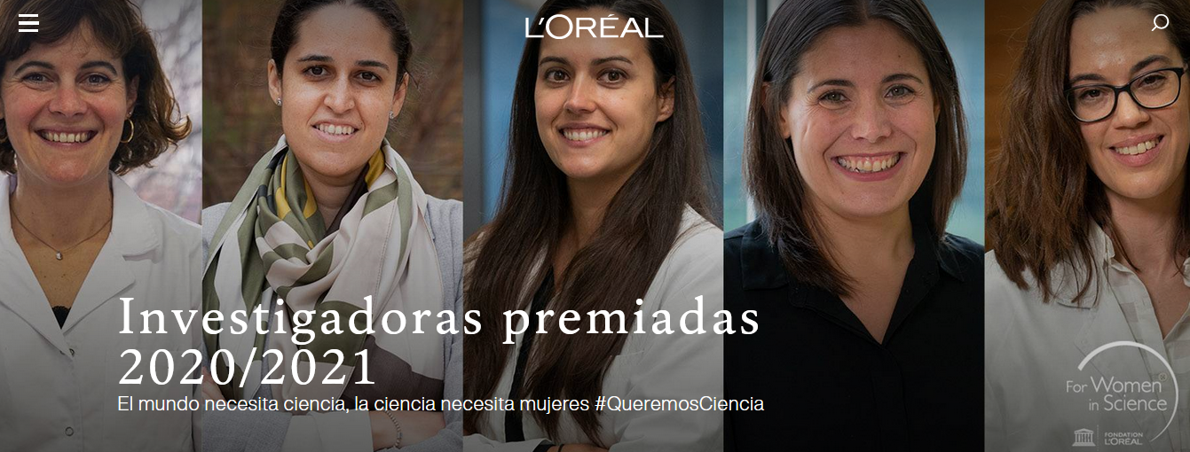 Ganadoras Programa L'Oréal Unesco 20/21