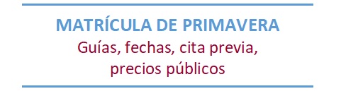 matrícula primavera
