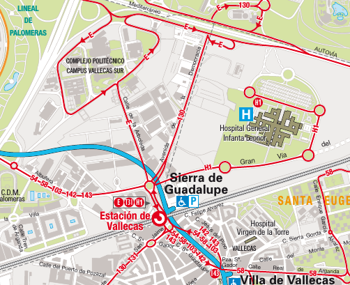 mapa transportes
