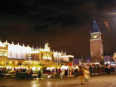 Mercado navideño en Cracovia (Polonia) Mercado navideño en Cracovia (Polonia)