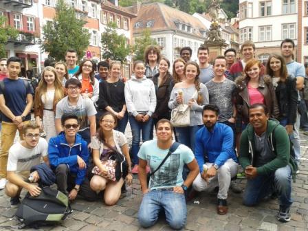 Estudiantes internacionales en Mannheim, Alemania