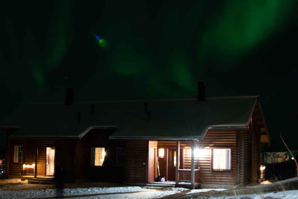 Casa nevada en Finlandia