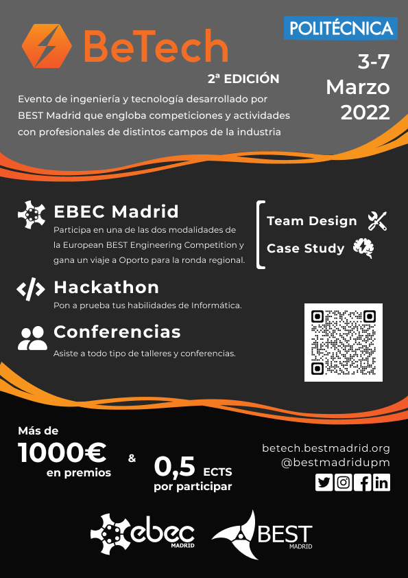 Cartel competición BeTech