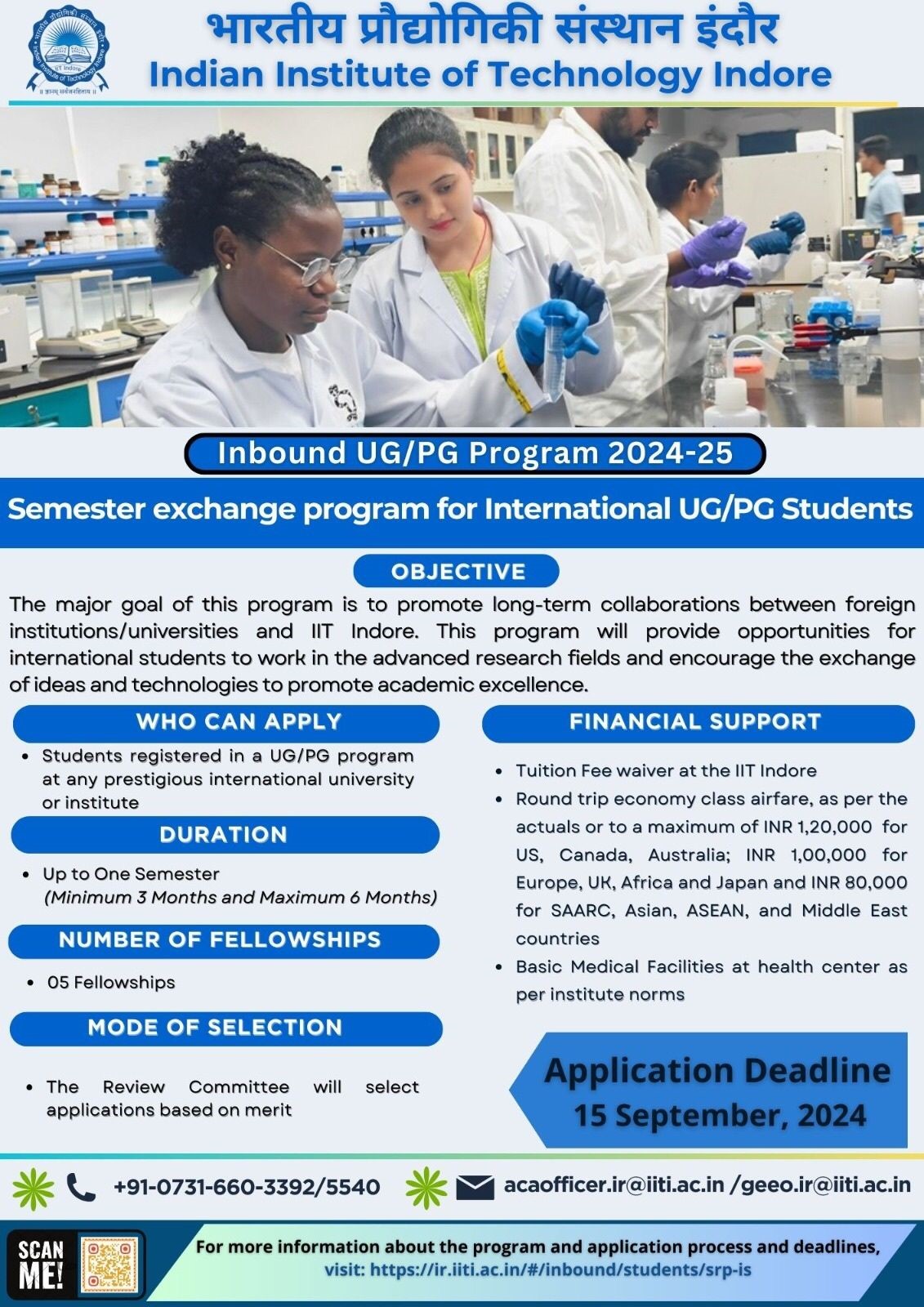 Flyer Exchange Program IIT Indore, India