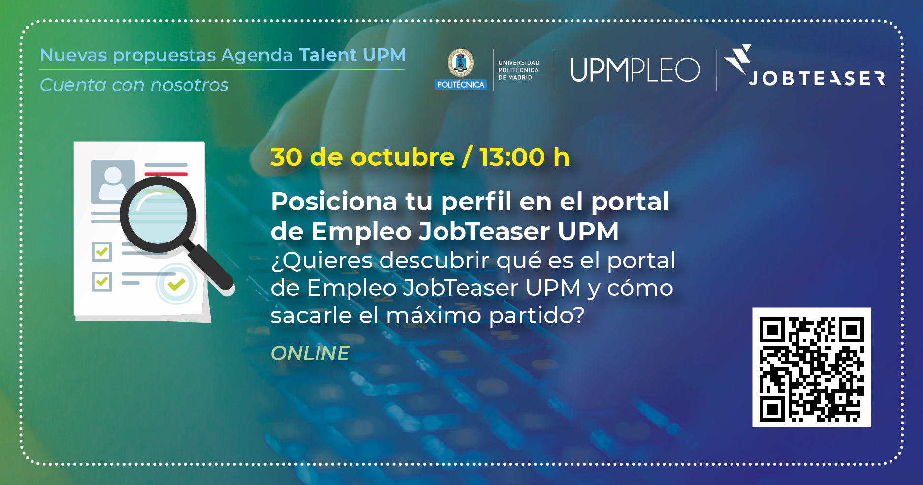 Banner evento Job Teaser