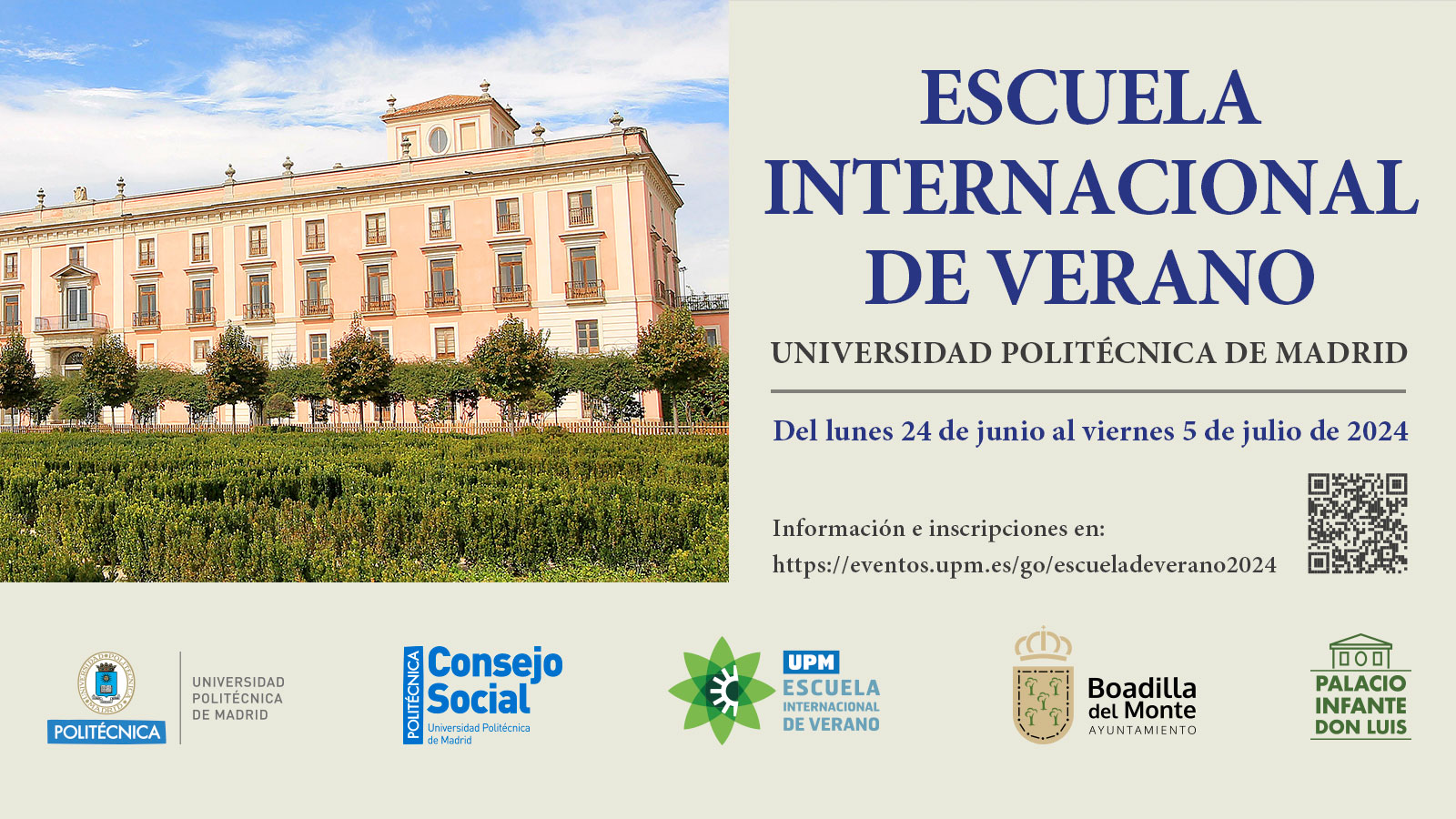 Banner de la Escuela Internacional de Verano UPM 2024