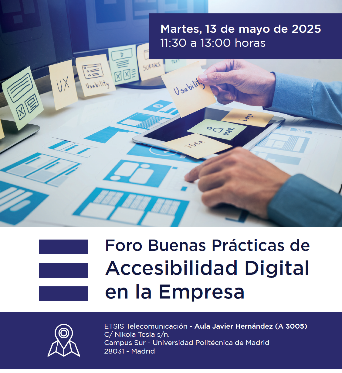 Banner Foro Buenas Prácticas de Accesibilidad Digital en la Empresa